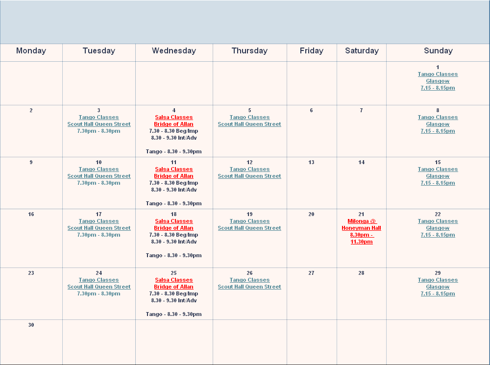 Calendar 2014