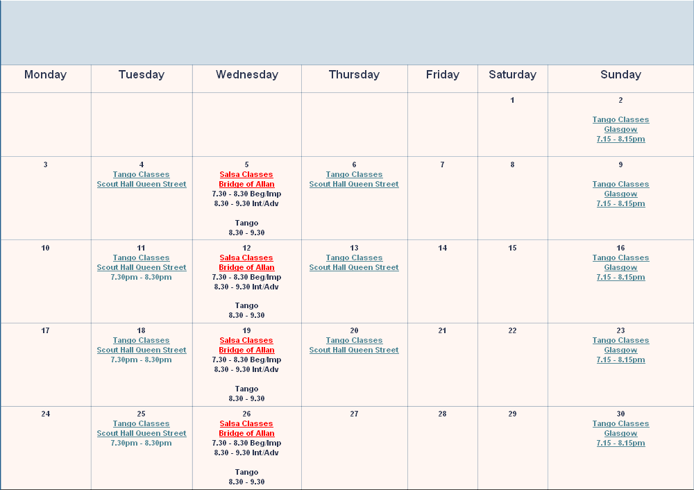 Calendar 2014