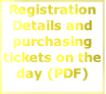 Registration Details and purchasing tickets on the day (PDF)